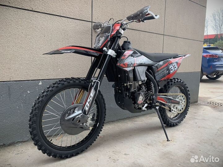 Эндуро / кроссовый мотоцикл BSE T8 Neon Blue