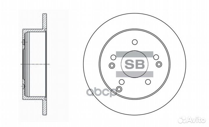 Диск тормозной hyundai sonata (NF) /tucson 04/K