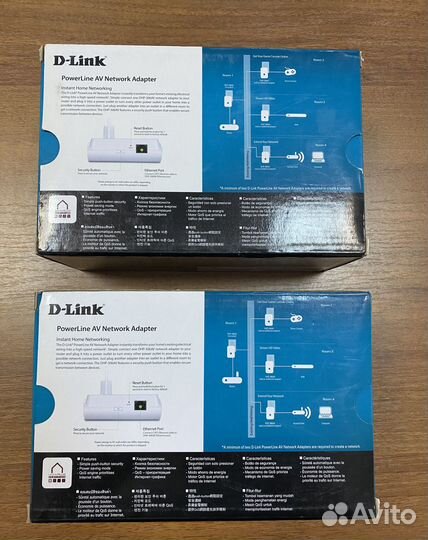 PowerLine AV Ethernet-адаптер D-Link DHP-306AV