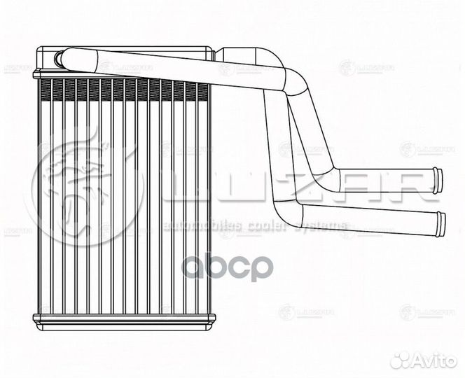 Радиатор отоп. для а/м Ford Mondeo (96) / (00