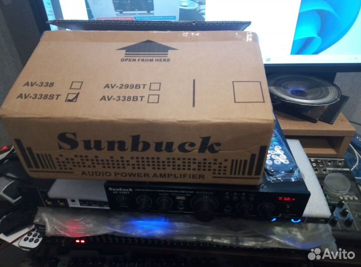Усилитель Sunbuck AV-338ST новый