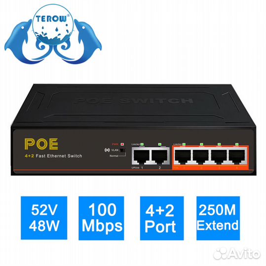POE коммутаторы на 4+2 и 8+2 и Роутеры ZBT WE-1626