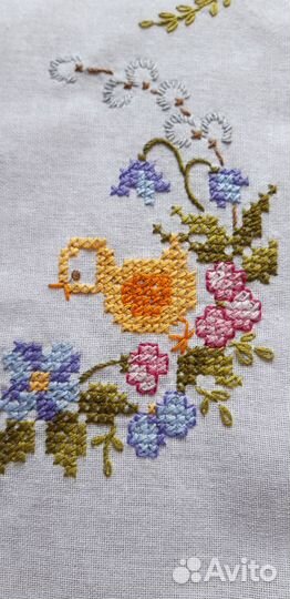 Скатерть пасхальная винтаж