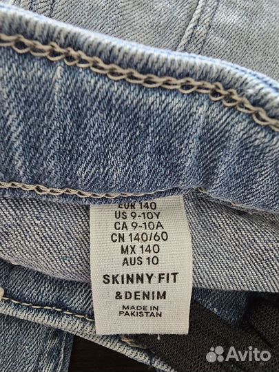 Джинсы скини на девочку