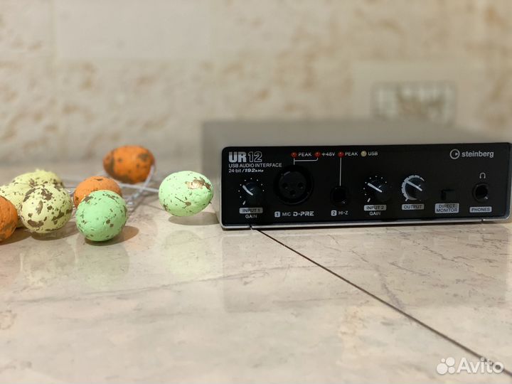 USB звуковая карта Steinberg UR12 внешняя