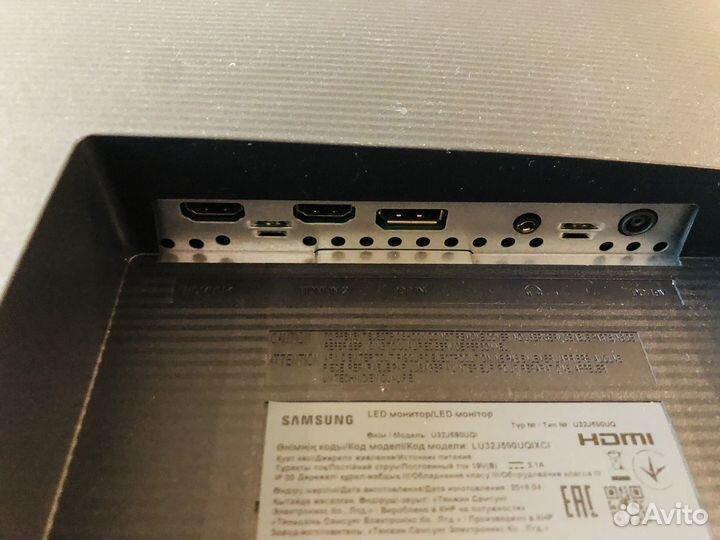 Монитор 4k 32 дюйма Samsung U32J590