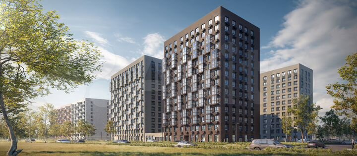 3-к. квартира, 69,8 м², 4/12 эт.