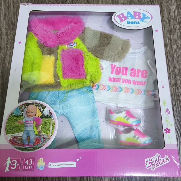 Комплект одежды baby born Deluxe Colour Coat 43cm