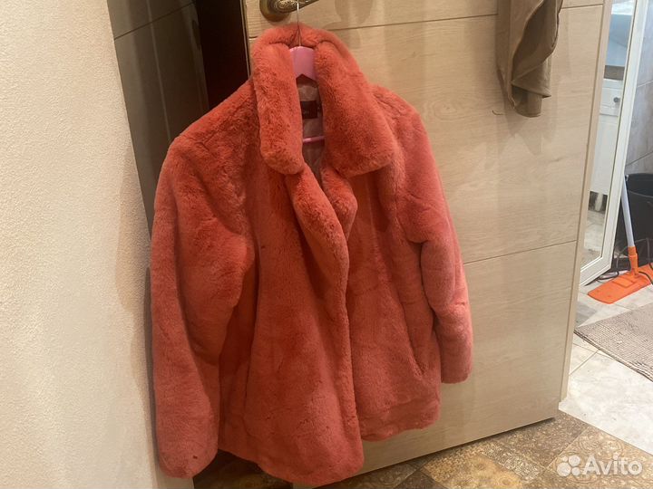 Шуба плюшевая