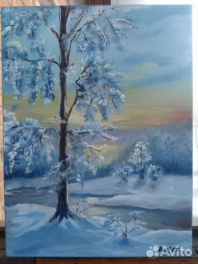 Картина маслом на холсте 30*40