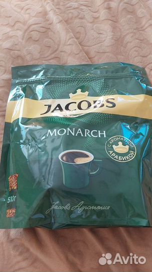 Кофе растворимый Jacobs Monarch 500гр