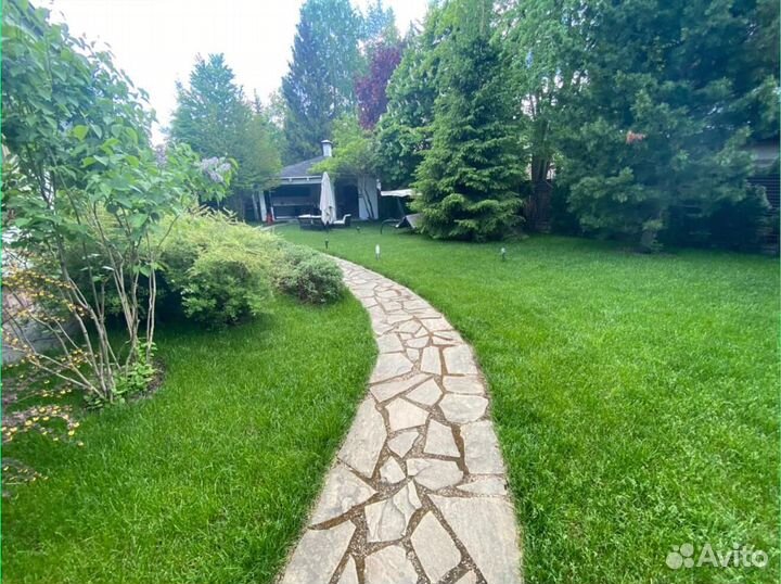 Рулонный газон под ключ