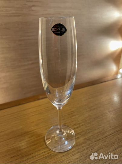 Набор фужеров из богемского стекла