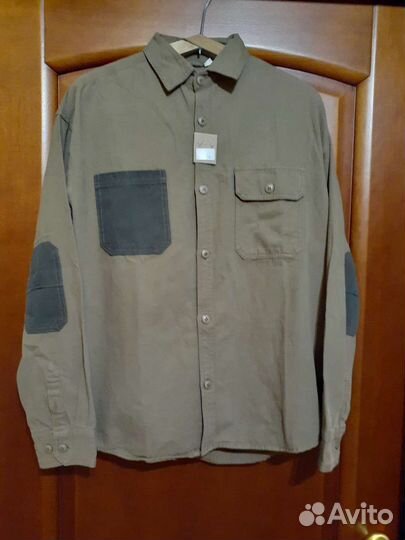 Рубашка мужская с длинным рукавом новая