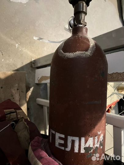 Балон с гелием для шаров 12(15) литров