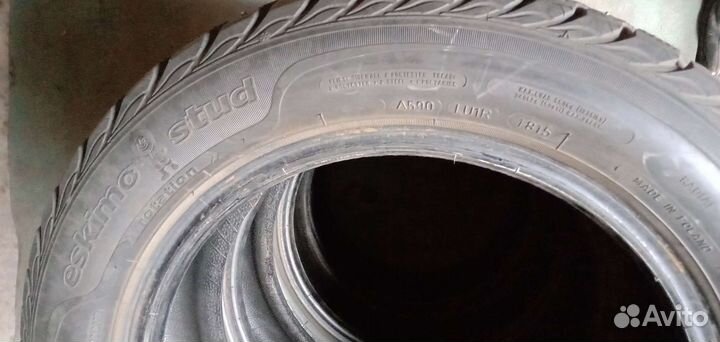 R15 Sava Eskimo Stud 185/60, PCD 4x98 DIA 72