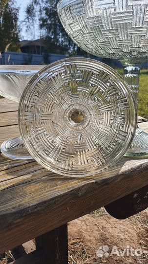 Вазы на ножке фруктовница креманка