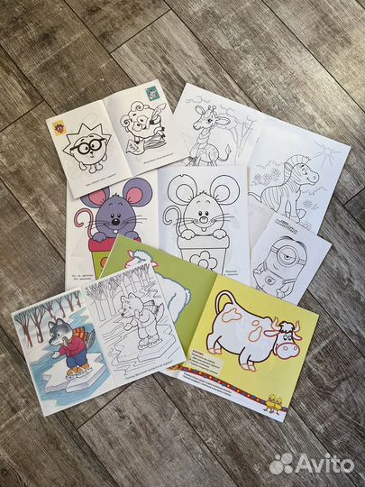 Книжки раскраски, аппликации, Школа семи гномов