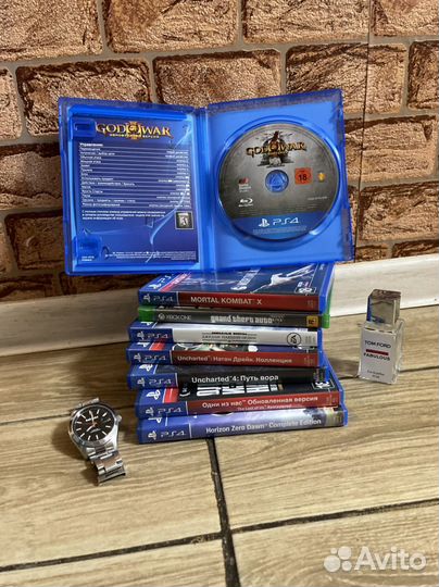 Игры диск ps4 и ps5 God Of War ремастер