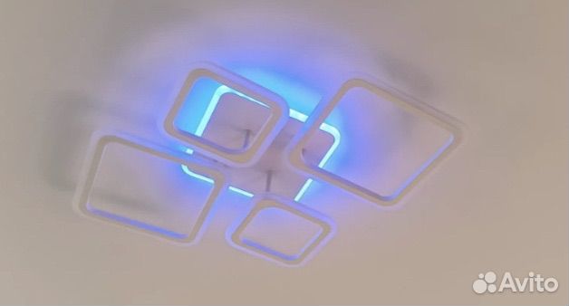 Люстра потолочная светодиодная с пультом