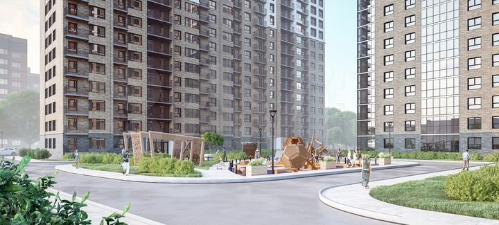 3-к. квартира, 66,1 м², 4/18 эт.