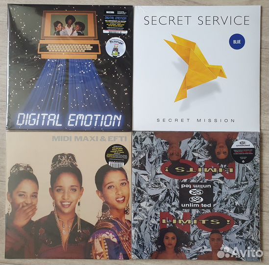 LP Digital Emotion, 2UnLimited, Midi, Maxi & Efti