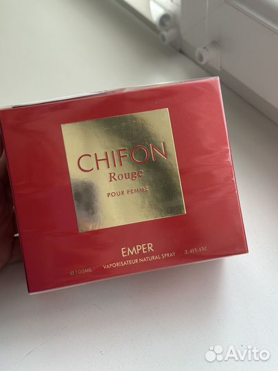 Духи женские chifon rouge