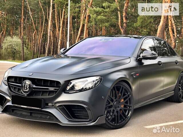 Mercedes W213 AMG 6.3 - Матовый Тюнинг Выхлоп