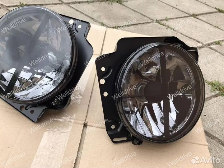 Фары VW Golf 2 83-91 тонированные галоген