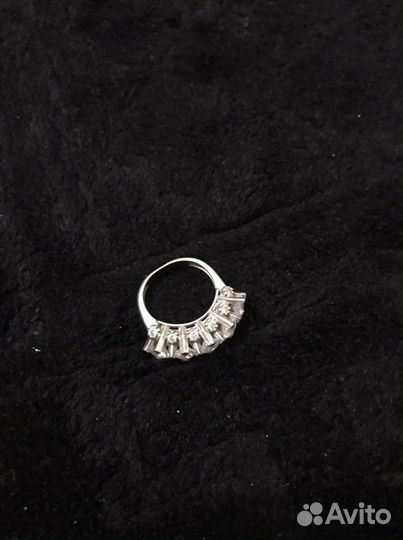 Серебряное кольцо корона