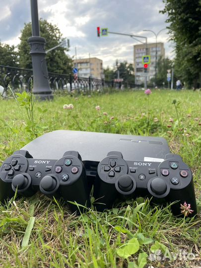Sony PS3 3 джойстик 7игр прошитых