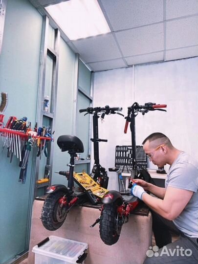 Шиномонтаж и гидроизоляция электросамокатов