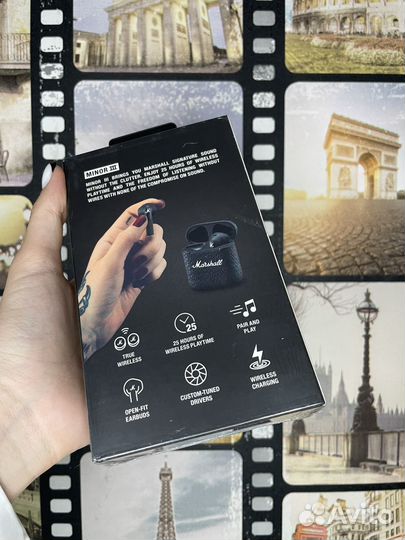 Беспроводные наушники marshall minor 3