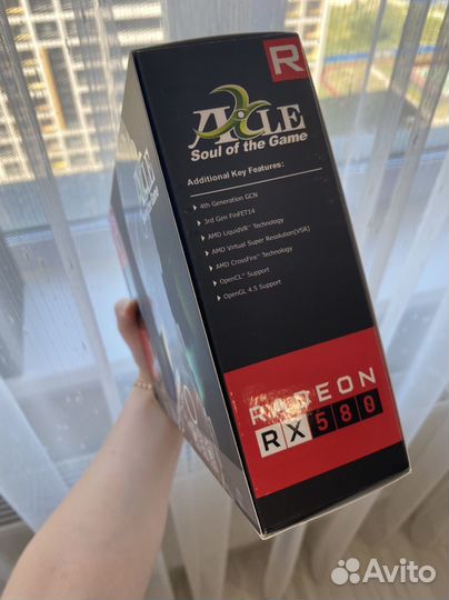 Видеокарта rx580 8gb