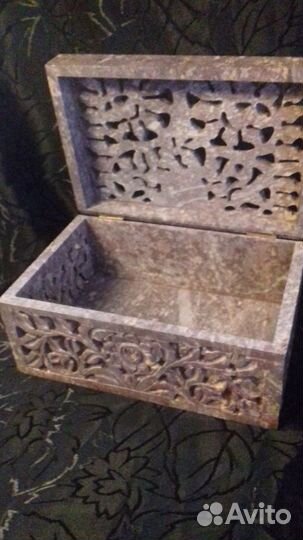 Шкатулка из натурального камня 2