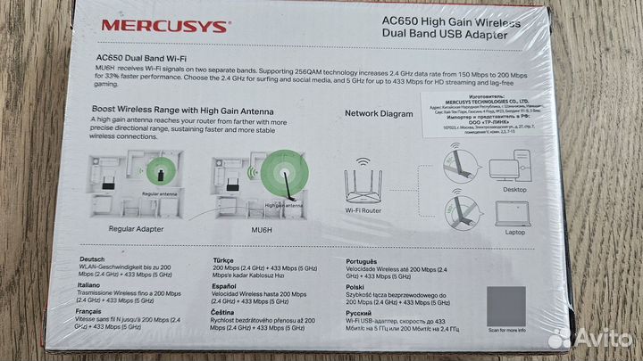 Wi-Fi USB адаптер