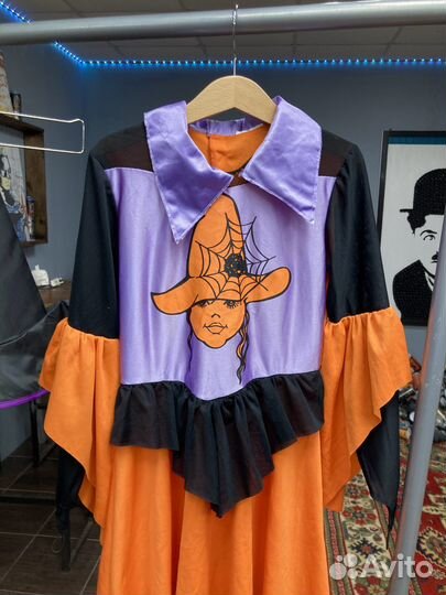 Костюм ведьмочки 6-8 лет 116-122-128