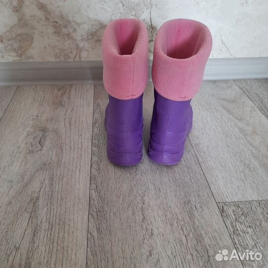 Резиновые сапоги для девочки