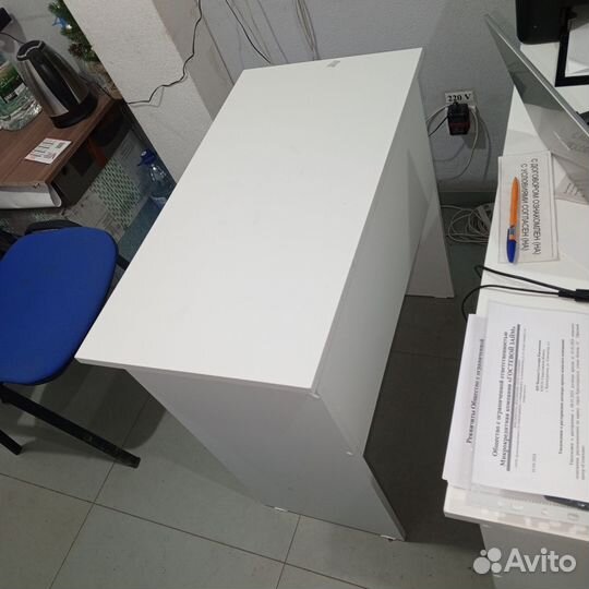 Компьютерный стол белый бу