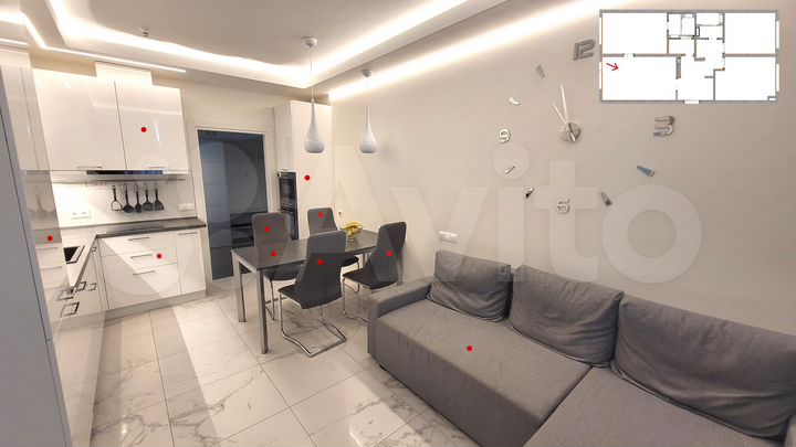 4-к. квартира, 75 м², 3/5 эт.