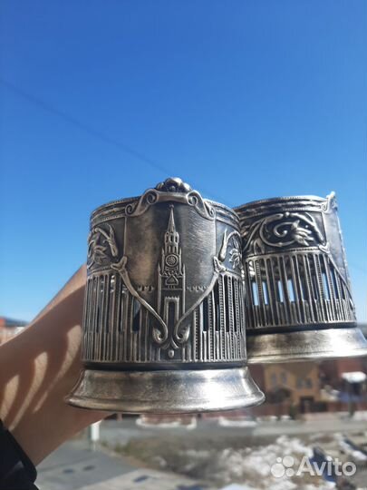 Подстаканник мельхиор 1917 год