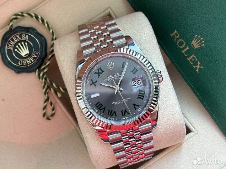 Rolex Datejust Wimbledon Dial Jubilee 41mm