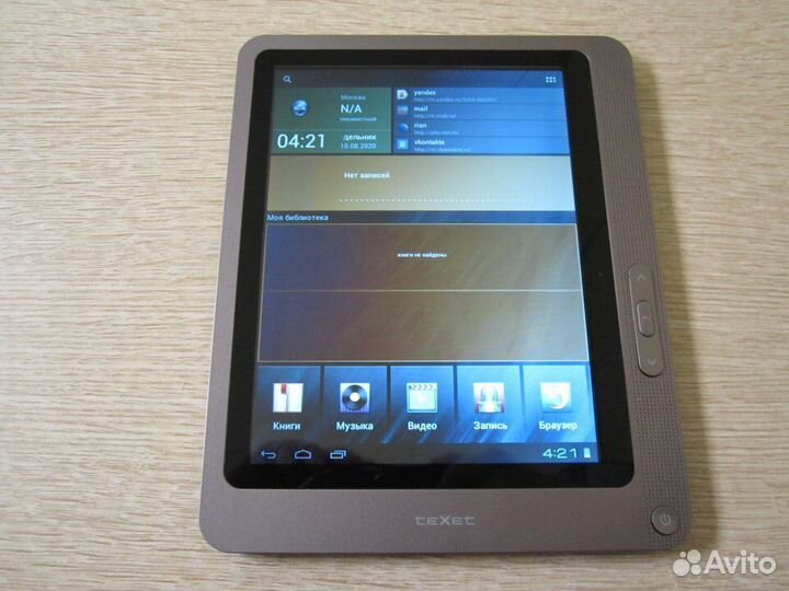 Планшет teXet тв-823A