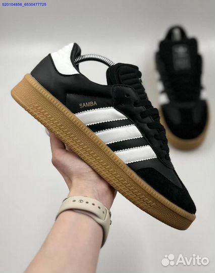 Кроссовки Adidas Samba Black (Арт.49723)