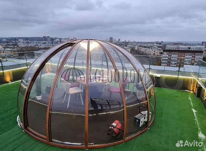 Купольная беседка для кафе, баз отдыха
