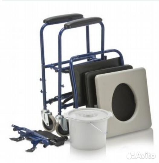 Кресло-каталка с санитарным оснащением