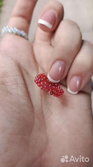 Кольцо из бисера