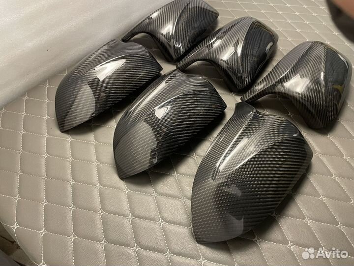 Накладки зеркал карбон BMW G01 G02 G05 G06