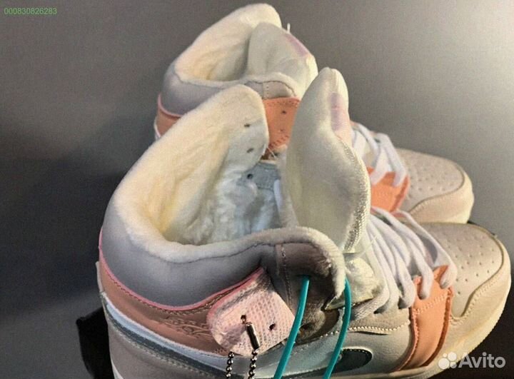 Кроссовки Nike Air Jordan тёплые (Арт.24383)