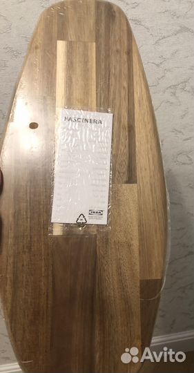 Разделочная доска икеа фасинера, 52х22 см, акация